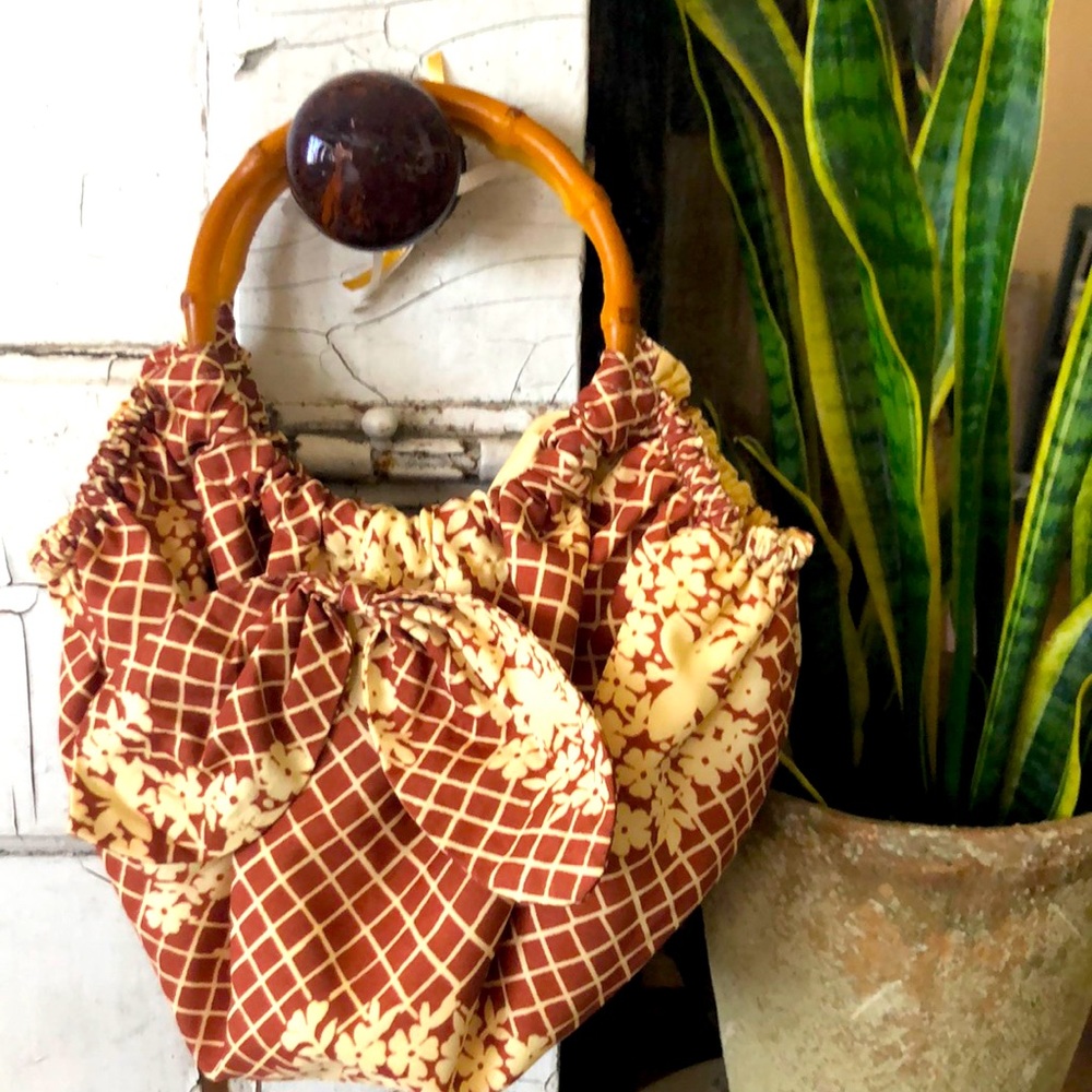 Anthropologie Pippa Ring Handle Clutch Bag